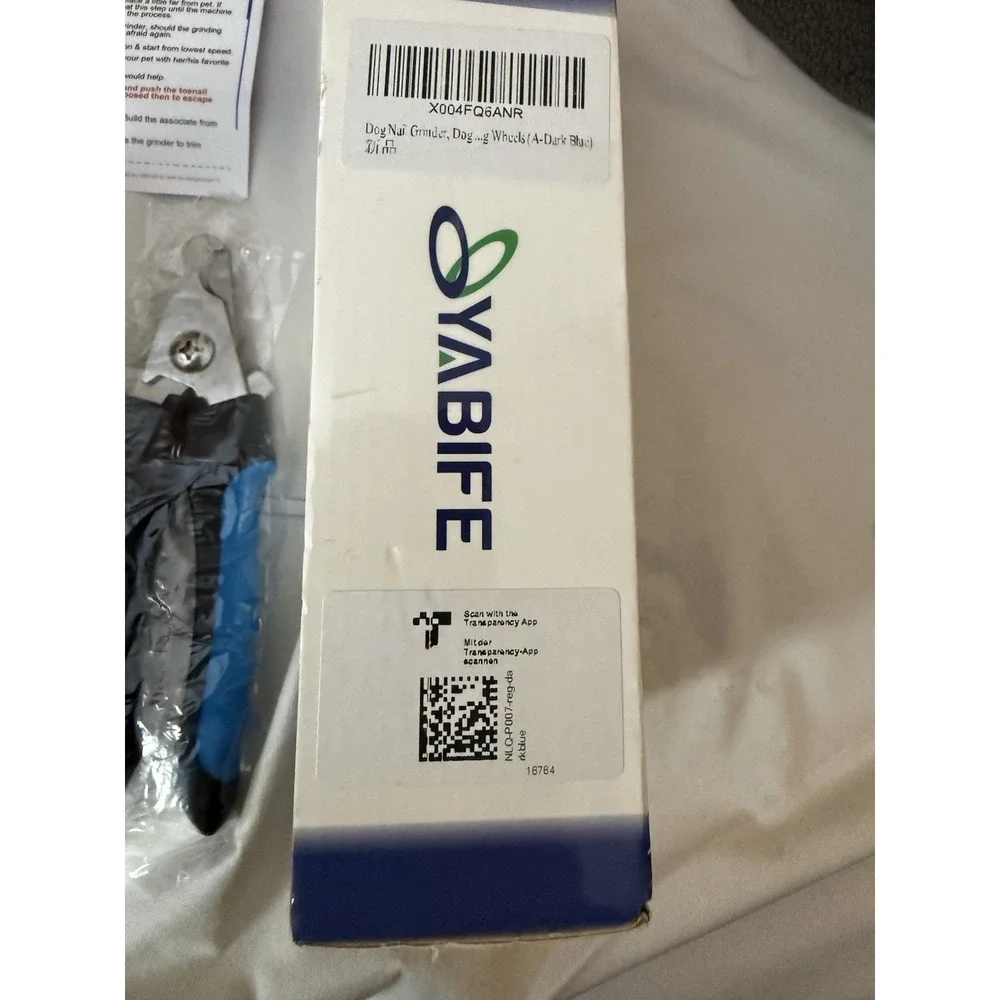 Yabife Rechargeable Low Noise‎ Pet Nail Kit NEW